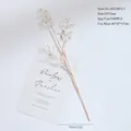 Branche de Noël dorée scintillante avec feuilles en acrylique pour décoration de fête - Petite Branche (SA23812-1) / 33CM