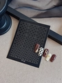 Halloween nail art set with dark red and checkered press-on nails and YT 29 stickers - Checkerboard Style (YT29)