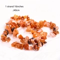 Polished natural carnelian irregular stone chips strand for tree of life jewelry - Red Agate