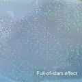 Self-adhesive light blue cat scratch furniture protector with sparkling sequin finish - 30*45cm Starry Colorful
