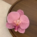 Foto macro de una pinza para el pelo de orquídea rosa realista con pétalos detallados - 4# Flor Rosa / Rosa