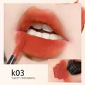 Matte velvet air lip glaze in K03 Sweet Persimmon warm orange red shade for makeup - 6.5g / New K03 Sweet Persimmon