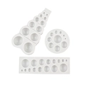 Semi-sphere silicone mold set for DIY fondant and chocolate cake decoration crafts - Style Set Of Three / Gray