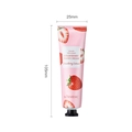 KORMESIC strawberry extract hand cream in 105mm pink tube for smoothing and anti-oxidant care - Strawberry / 30 g