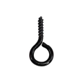 Vite ad occhiello in metallo nero per gioielli fai-da-te e portachiavi - 8mm / Nero