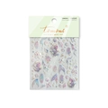 3D Mermaid holographic nail stickers with sea shells and pearls for nail art design - MS799-Crystal Diamond