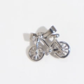 Ciondolo in metallo a forma di bicicletta argento per accessori gioielli DIY - Bicicletta - Colore Acciaio