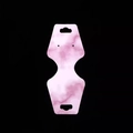 Pink marble jewelry display cards for earrings and necklaces with hanging hole - Rose Red Marble