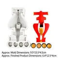 Stampo in silicone per auto da corsa F1 per fondente e cioccolato, 15,5x9,5cm, 17-874 - 17-874 Auto da Corsa / Grigio