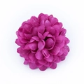 Artificial hydrangea flower head in vibrant magenta for DIY wedding decor and crafts - Purplish Red