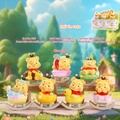 Pooh bear series collectible rocking horse blind box figure with bee theme design - A056 Cute Fall Rocking Horse / Full Set (6pcs)