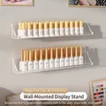 Set van 2 acryl nagellak wandplanken, 44,5x7x6,5cm voor wandmontage zonder boren - Set van 2 / Lijm