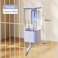Paarse hangende waterdispenser 1400ml voor kooien met roestvrijstalen tuit - 1400mL Paars