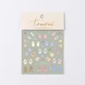 Detalle de pegatinas para uñas 5D en relieve con ositos lindos y burbujas de colores - Estilo Oso de Dibujos Animados (MS49)