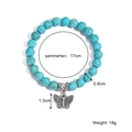 S2208-3 Metal Butterfly Charm Bracelet