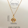 Collier avec pendentif coquillage plaqué or orné de perles d'imitation blanches et zircons - Perle de coquillage