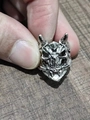 Hannya-masker / Antiek Zilver