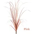 Rosa künstliches Pampasgras mit schlanken Blättern für nordische Vasendekoration - Rosa / 25cm
