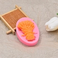 Pink silicone tulip bouquet mold for DIY candles, soaps and fondant cake decoration - Tulip Bouquet (73#) / Pink