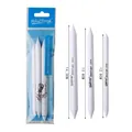 Sketch blending stumps 3-piece set with sizes 14.3cm 13.8cm and 12.8cm for drawing - 3pcs WeiZhuang White Blending Stumps Set