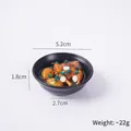 Miniatur-Hühnersuppen-Anhänger mit detailliertem Schmorfleisch in einer schwarzen Schüssel - Hühnersuppe (Ohne Schlüsselring)