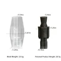 DIY soldier shaped silicone mold for resin casting and candle making with 3D soldier figure - Soldier Figure Ornament Mold