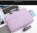 Funda violeta de 14 pulgadas para portátil con asas reforzadas y correa ajustable - 11" / Morado