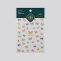 Stereo butterfly and star nail art stickers with glitter finish style M-113 - M-113 Jelly Glue Style