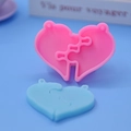 Heart-shaped puzzle silicone mold for DIY cake mousse chocolate and resin crafts - Heart Puzzle Style (4) / 4