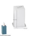Stampo in silicone a righe per portacandele quadrato con dimensioni per fai da te resina - Grande / Bianco