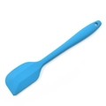 Blue heat resistant silicone basting brush for kitchen baking and BBQ grilling - Spatula / Blue