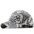 Casquette de baseball classique avec motif léopard monochrome et visière incurvée - Motif Léopard Noir Blanc Gris(JX-B42704)