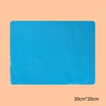 Tappetino in silicone blu cielo 30x20cm per impastare e stendere la pasta da forno - Tappetino Blu 30*20cm