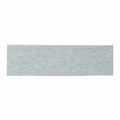 Elastic yoga headband in light grey cotton blend with textured anti-slip fabric - Light Grey