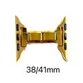 38/41mm smart watch band connector in polished gold metal finish for versatile straps - For Apple Watch 38mm-41mm Gold