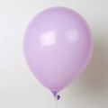 Single purple latex balloon with high gloss finish on a transparent plastic stand - 10 Inch 2.2g Macaron Purple