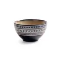 Blue ceramic Japanese bowl with white dots, dimensions 11cm diameter and 6cm height - 4.5 Inch / Exotic Style