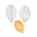 Set of 3 silicone petal leaf texture molds for fondant cake decorating and DIY crafts - Style 8 - Gray