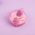 Pink panda gift box containing four ultra-soft pink and rose makeup sponge blenders - Set of 4 - Premium / Peach Pink