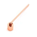 Rose gold stainless steel candle snuffer with a rotating head and long handle - Rose Gold Candle Snuffer Tube