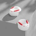 Paraspigoli in silicone a forma di coniglio bianco per la sicurezza dei bambini - Simpatico Coniglio Angolo Bianco Puro