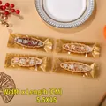 Mix of 100pcs 5.5x15cm transparent food bags for nougat and crisp rice snacks - Multi-Treasure Blessing 4-in-1 / Pack of 100