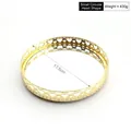 Small gold mirrored storage tray with heart hollow design, 17.5cm round metal frame - Heart Round / Small / Gold