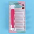 Manual cake airbrush set with one rose red pump and four graduated clear spray tubes - Rose Red Manual Airbrush (5-Piece Set)