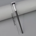 17cm professional fan makeup brush with black handle and soft duo-fiber bristles - Large Fan Mascara Brush