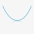 Platinum Blue Turquoise Style (Necklace) / Silver Necklace [Blue Turquoise]