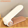 Adjustable double-layer shoe organizer in cream and brown with cartoon bear motif - 4# Good Boy Bear