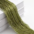Tenda a fili verde con filo d'argento per porte e divisori di ambienti - 100*200cm / Verde Erba