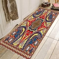 Bohemian mandala runner rug with vibrant patterns on light wood flooring for home decor - 40x60cm / Multi-color Bohemian Mandala