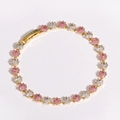 Pink and White (Gold Base)